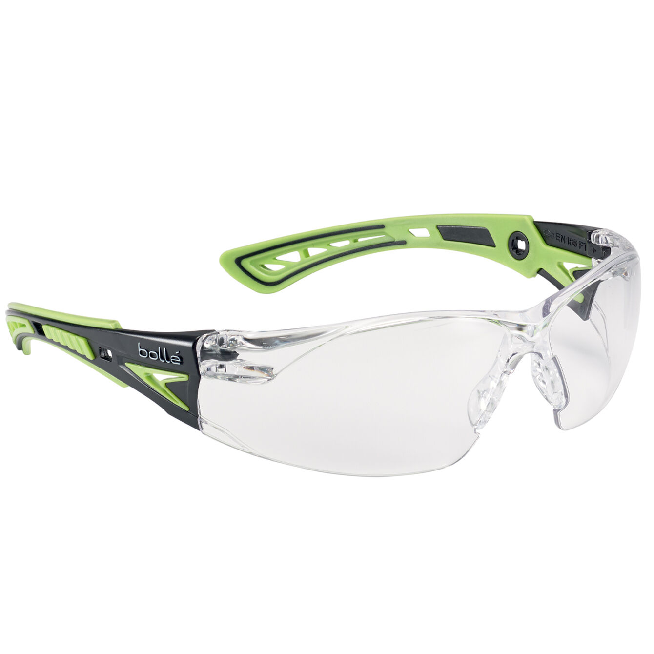 Bollé RUSH Lunettes de sécurité Platinum Smoke