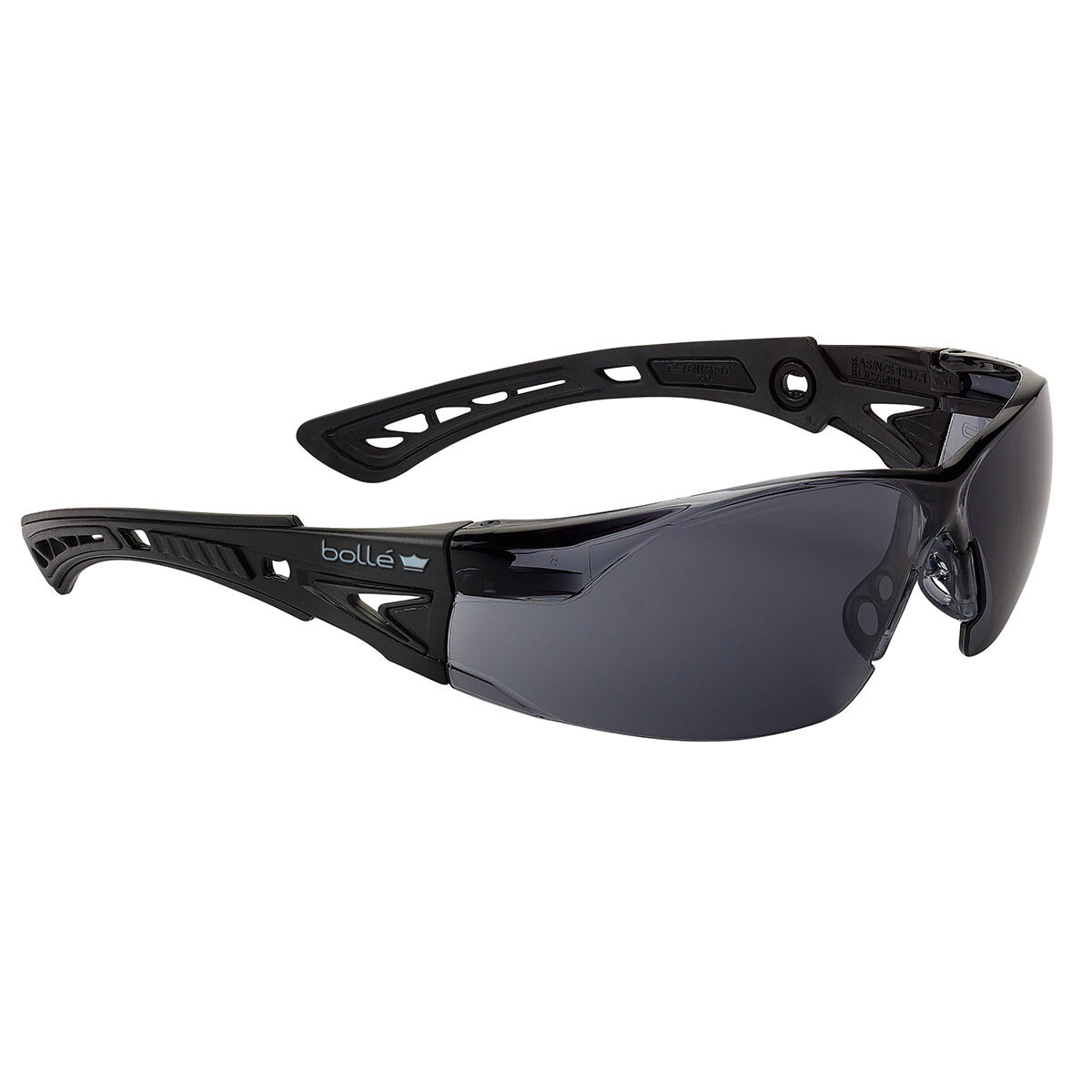 Bolle 40208 Rush Safety Glasses Smoke Lens for sale online 