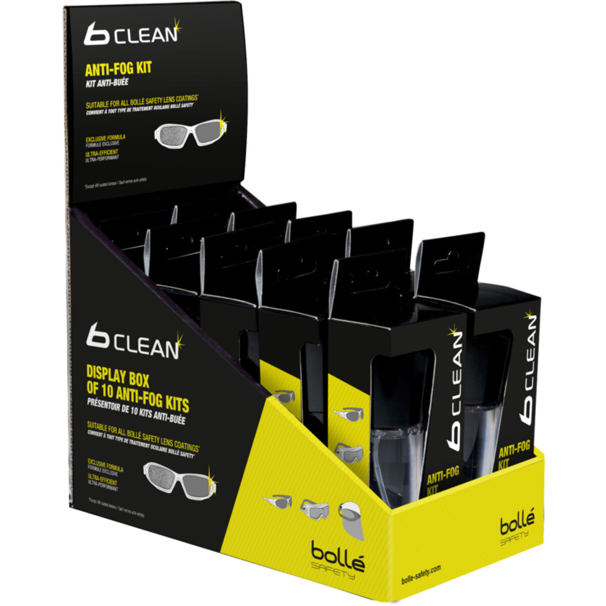 Bolle Bolle Safety PACF030 B200 b Clean Anti-Fog Kit BOLPACF030 3660740009861 