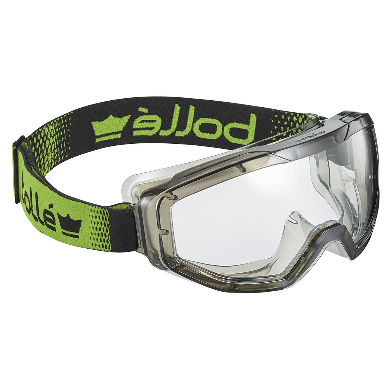 Bollé Safety Globe Sealed Clear Safety Glasses - Lens with Platinum Lite Coating, Anti-Scratch & Anti-Fog, CSA Tested, 5 Pairs/Box