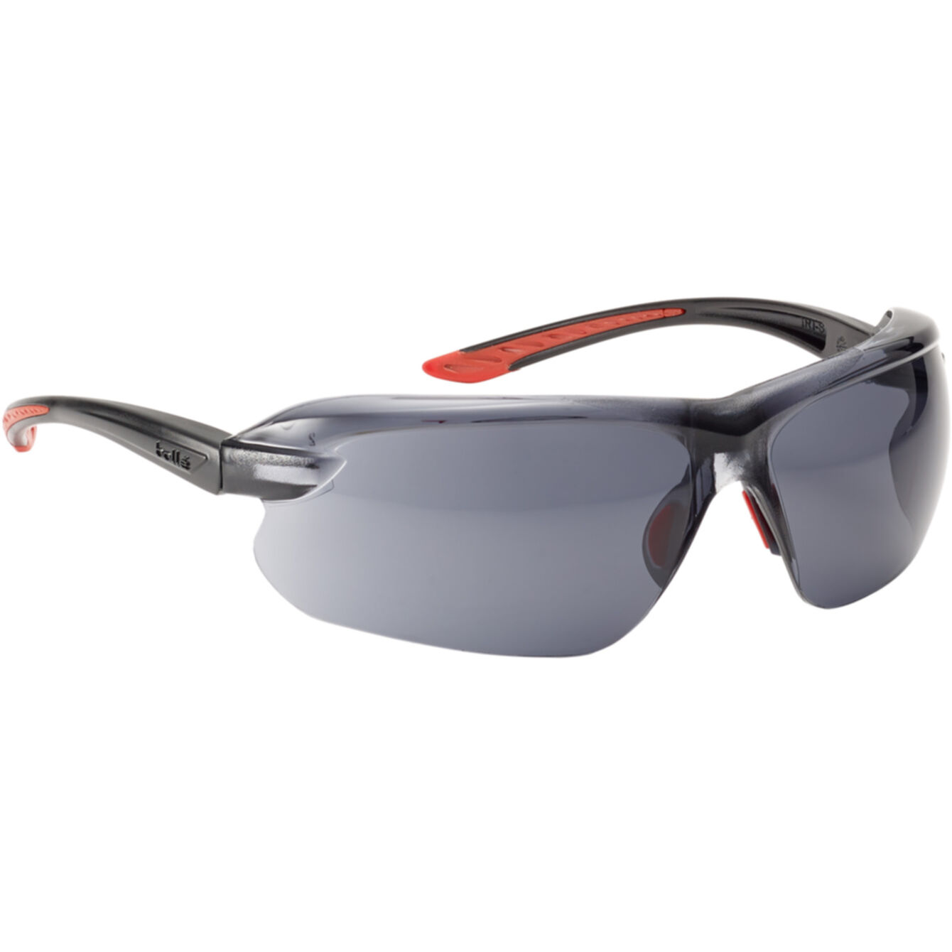 Bollé Safety IRI-S Smoke Lens Safety Glasses - With Platinum Coating, Anti-Scratch & Anti-Fog, CSA Certified, 10 Pairs/Box
