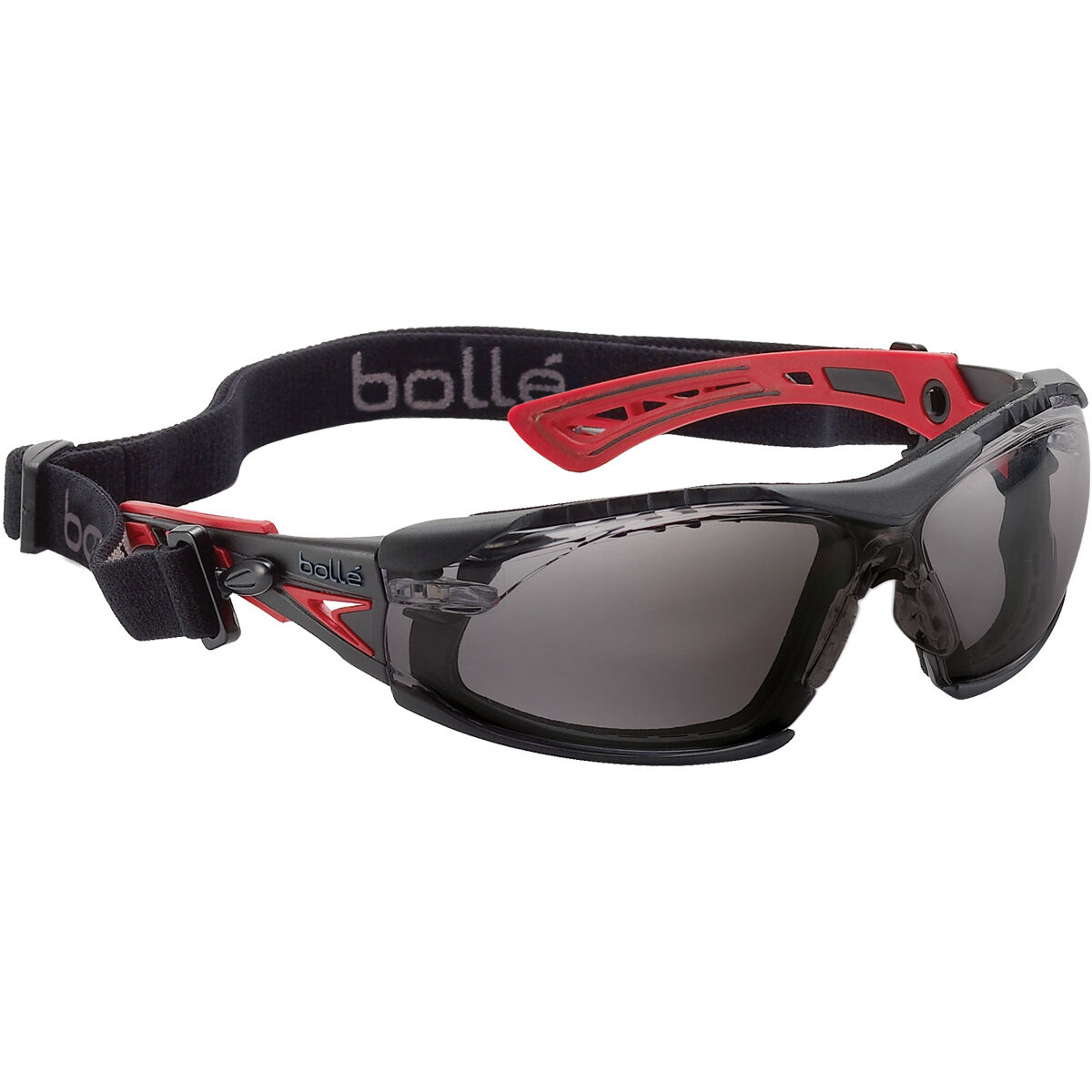 RUSHPPSF Bolle RUSH+ Safety Glasses Smoke Lens x 2 Pairs UV Eye Protection 