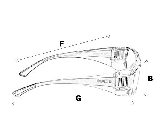 Occhiali Di Sicurezza Bollé B808 - Montura Nero, Lenti - Foto 4